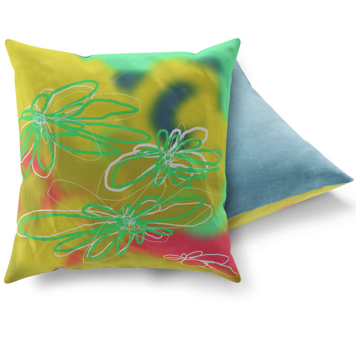 Aberto Design Cojín Multicolor 43 x 43 cm Aberto Design Cojín Multicolor 43 x 43 cm
